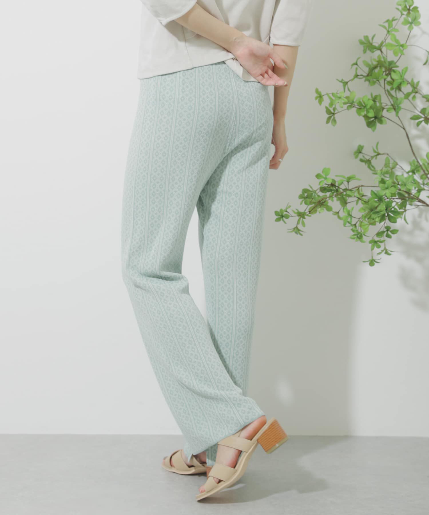 SENSE OF PLACE by URBAN RESEARCH「サマーニットジャガードパンツ」|その他|