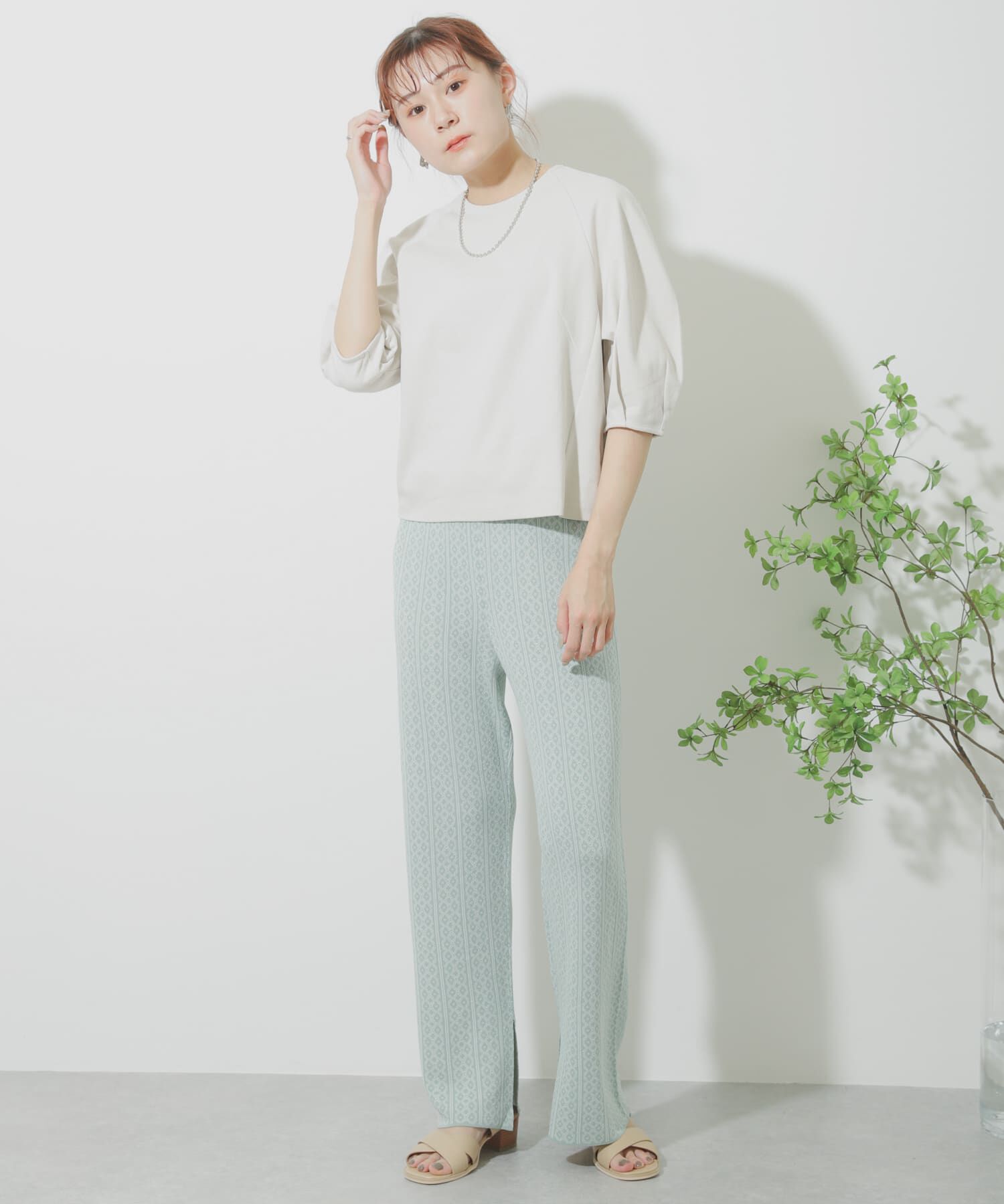 SENSE OF PLACE by URBAN RESEARCH「サマーニットジャガードパンツ」|その他|