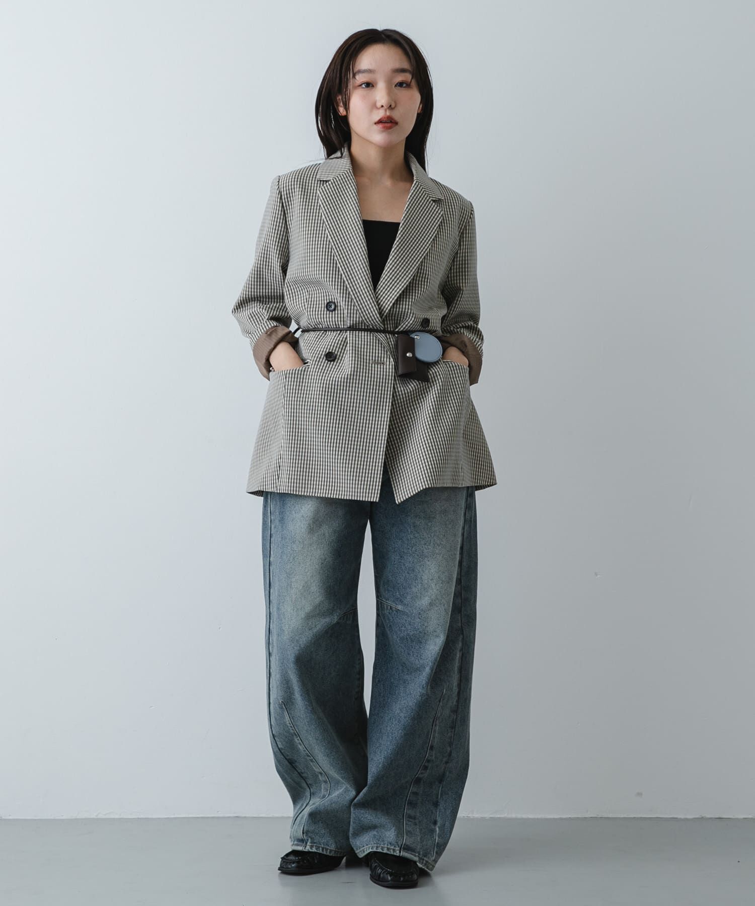 SENSE OF PLACE by URBAN RESEARCH「コンビカラーポーチツキベルト」|ベルト|