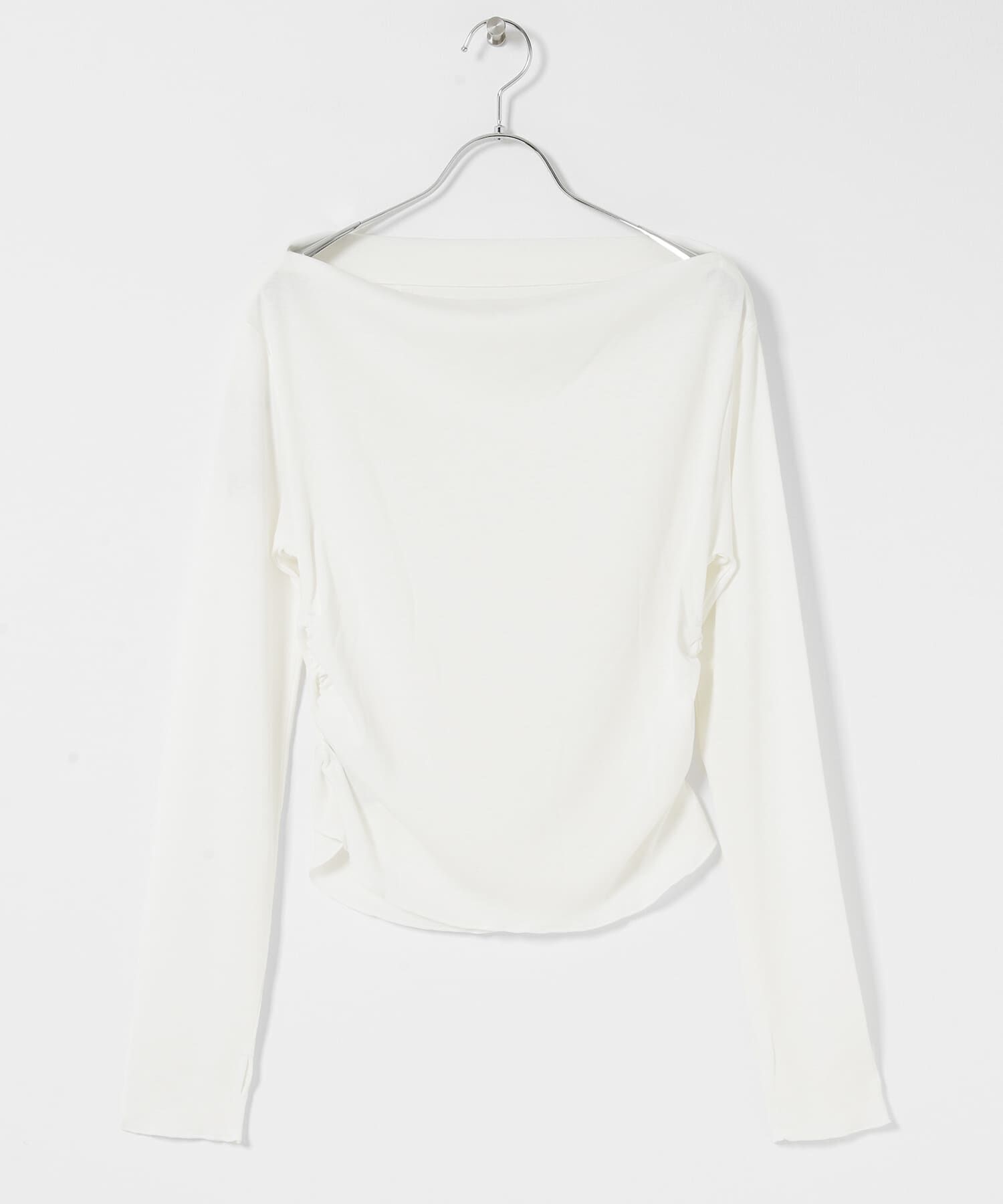 SENSE OF PLACE by URBAN RESEARCH「シアードレープリブトップ」|Tシャツ・カットソー|