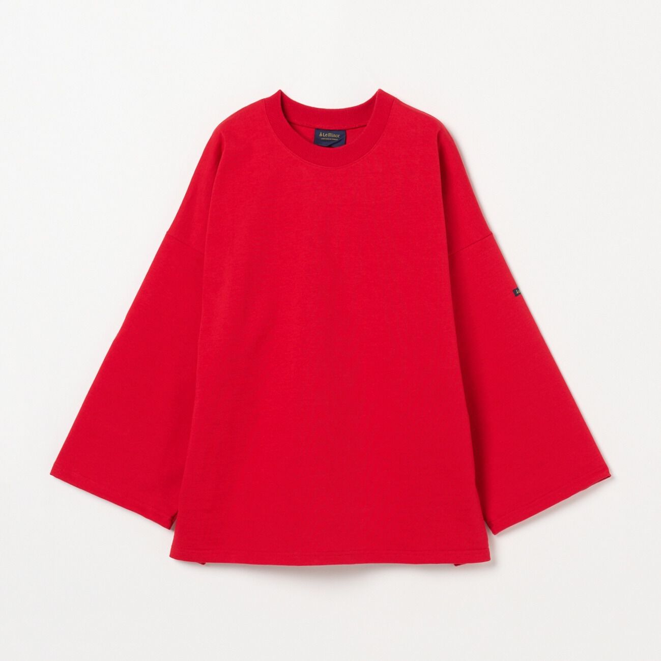  「Le Minor LARGE COTTON FLAIR SLEEVE」|Tシャツ・カットソー|レッド