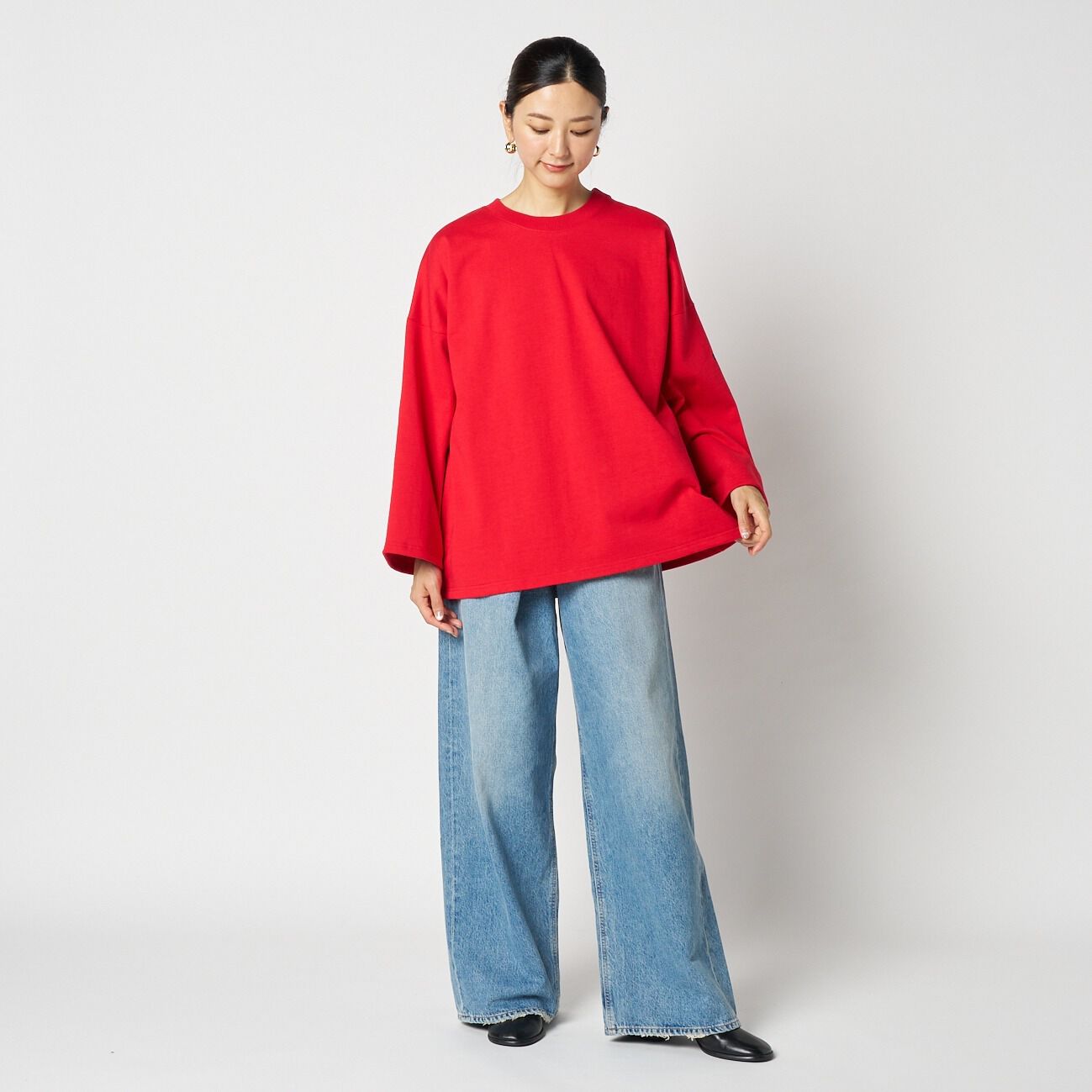  「Le Minor LARGE COTTON FLAIR SLEEVE」|Tシャツ・カットソー|