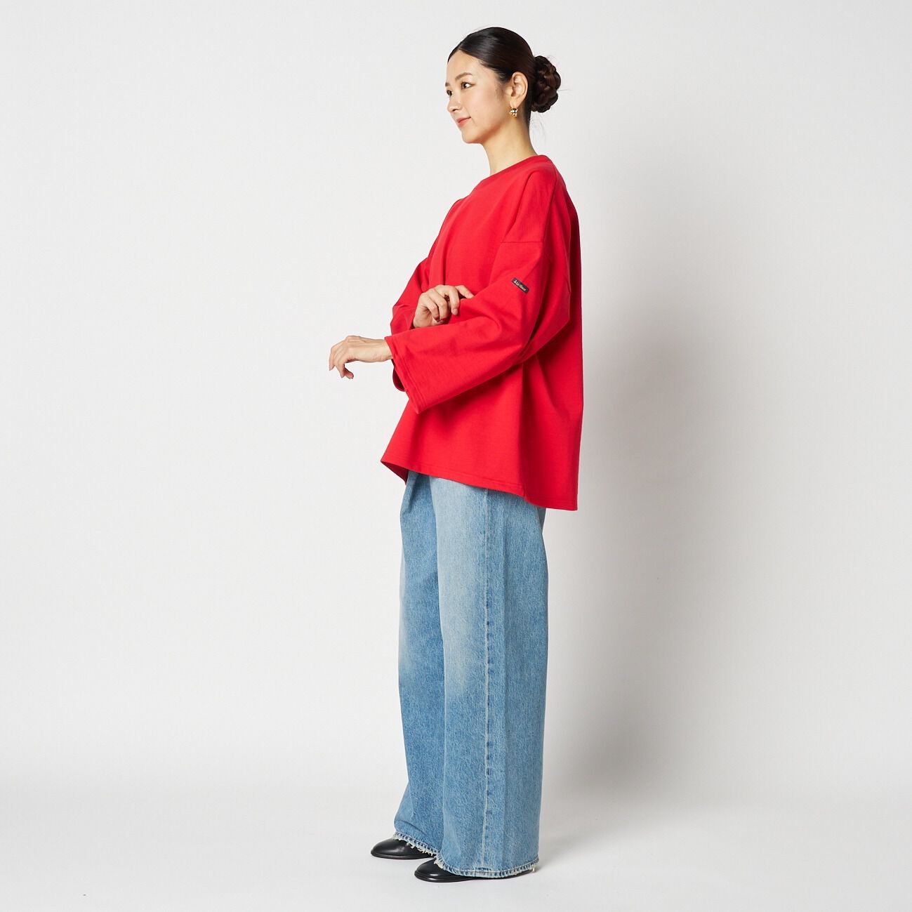  「Le Minor LARGE COTTON FLAIR SLEEVE」|Tシャツ・カットソー|