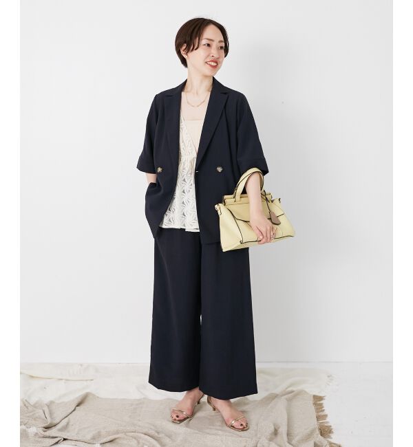  「スクエアニットタンク」|タンクトップ|