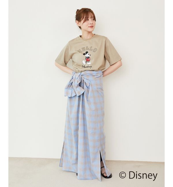  「【Disney】Hello/プリントTシャツ」|Tシャツ・カットソー|