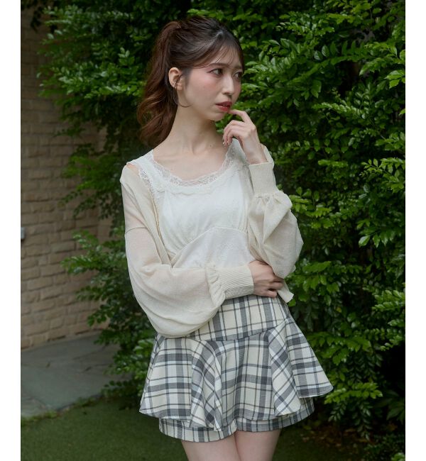  「レースクロスタンク」|タンクトップ|