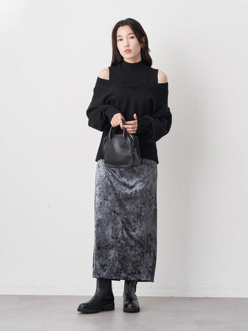 earth music&ecology「レイヤード風ニットプルオーバー」|ニット・セーター|