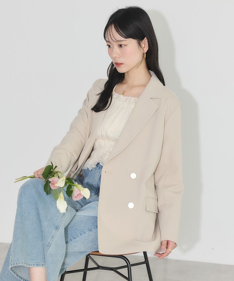 earth music&ecology「ダブルテーラードジャケット」|テーラードジャケット|