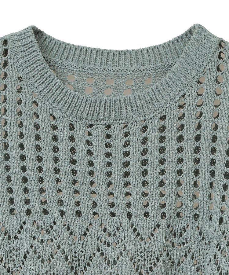 earth music&ecology「スカシニットプルオーバー」|ニット・セーター|