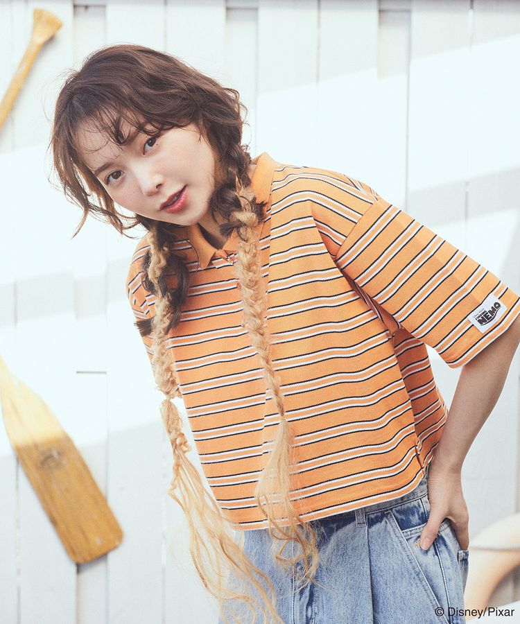 earth music&ecology「Finding Nemo/ボーダーポロシャツ」|Tシャツ・カットソー|