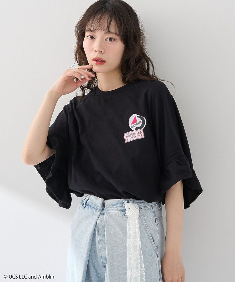 earth music&ecology「Back to the Future/emae フリルT」|Tシャツ・カットソー|