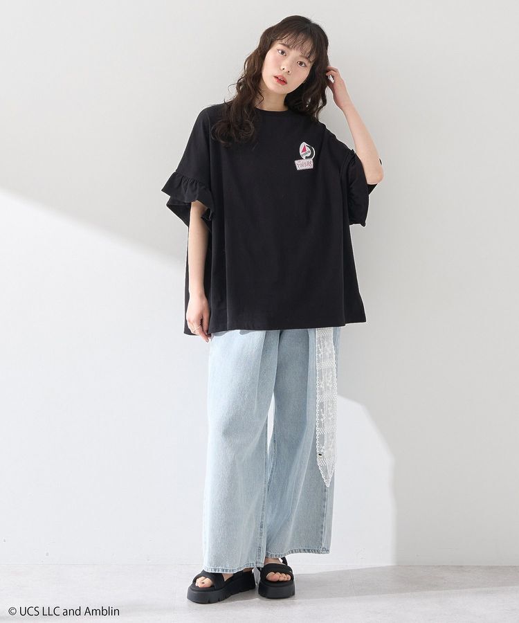 earth music&ecology「Back to the Future/emae フリルT」|Tシャツ・カットソー|