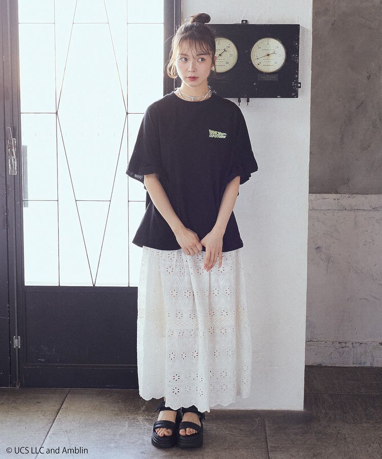 earth music&ecology「Back to the Future/emae フリルT」|Tシャツ・カットソー|