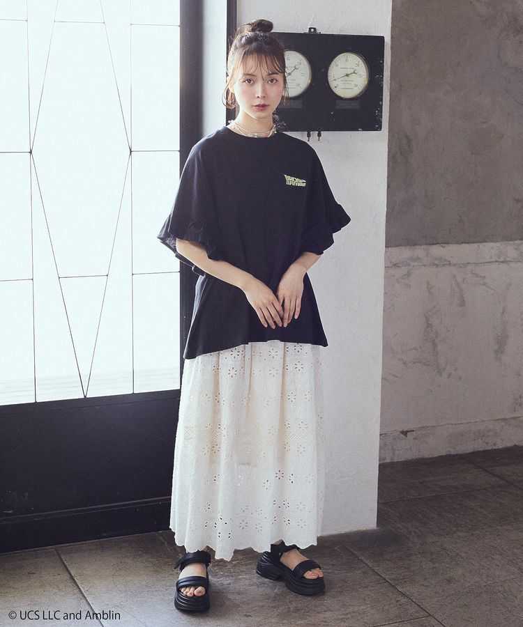 earth music&ecology「Back to the Future/emae フリルT」|Tシャツ・カットソー|