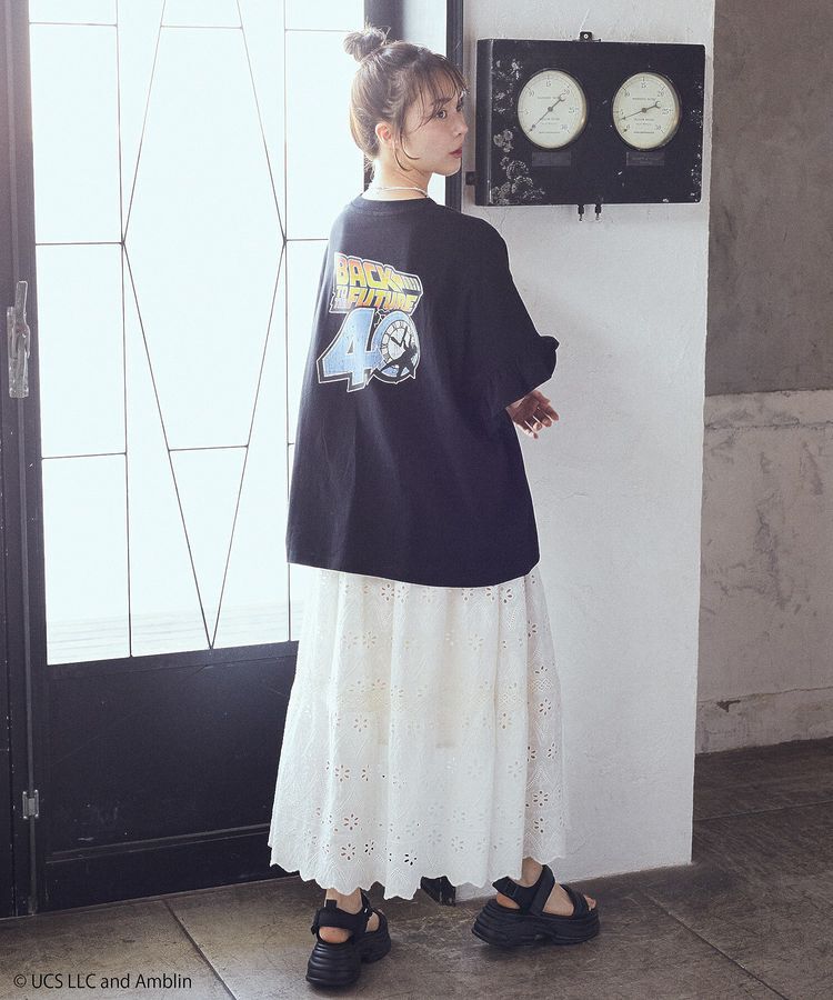 earth music&ecology「Back to the Future/emae フリルT」|Tシャツ・カットソー|