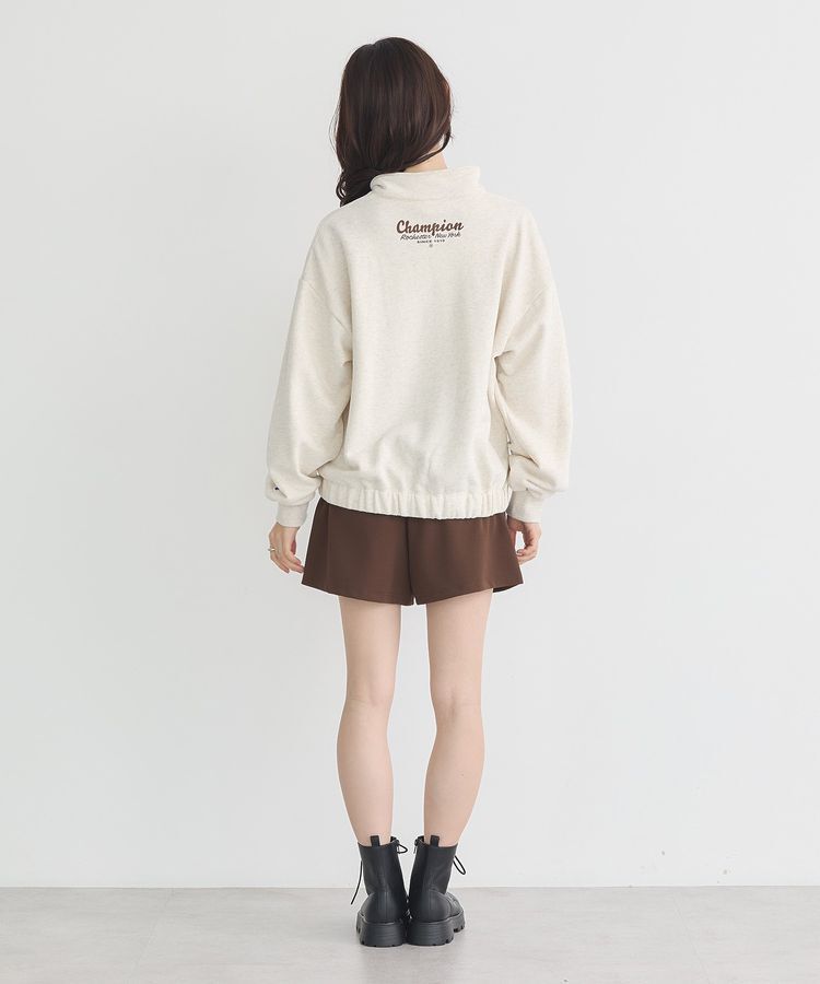 earth music&ecology「Champion&times;emaeハーフジップハートスウェット」|スウェット・ジャージ|