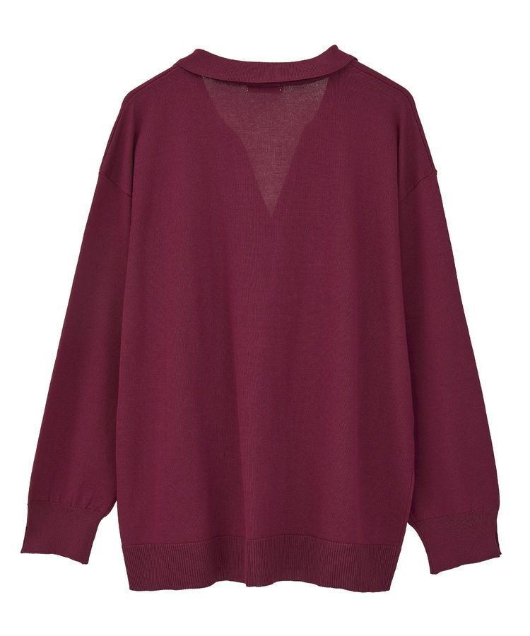 earth music&ecology「袖口スリットスキッパーカーディガン」|カーディガン|