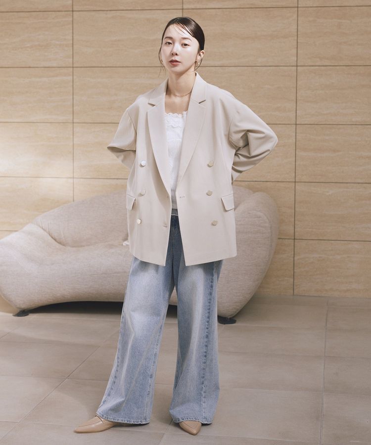 earth music&ecology「ダブルジャケット」|テーラードジャケット|