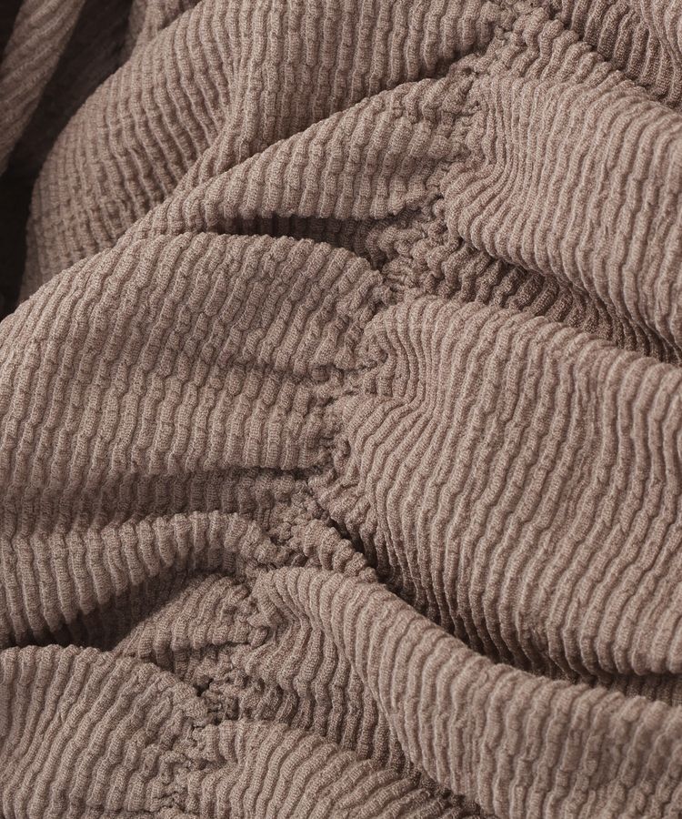 earth music&ecology「フロントホックシャーリングトップス」|カーディガン|