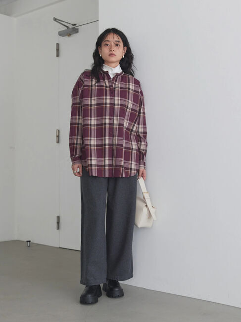  「ウールライクワイドパンツ」|その他|