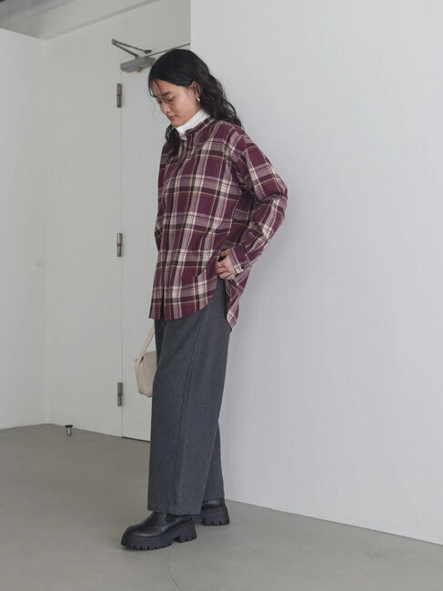  「ウールライクワイドパンツ」|その他|