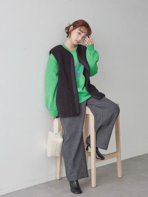  「ウールライクワイドパンツ」|その他|