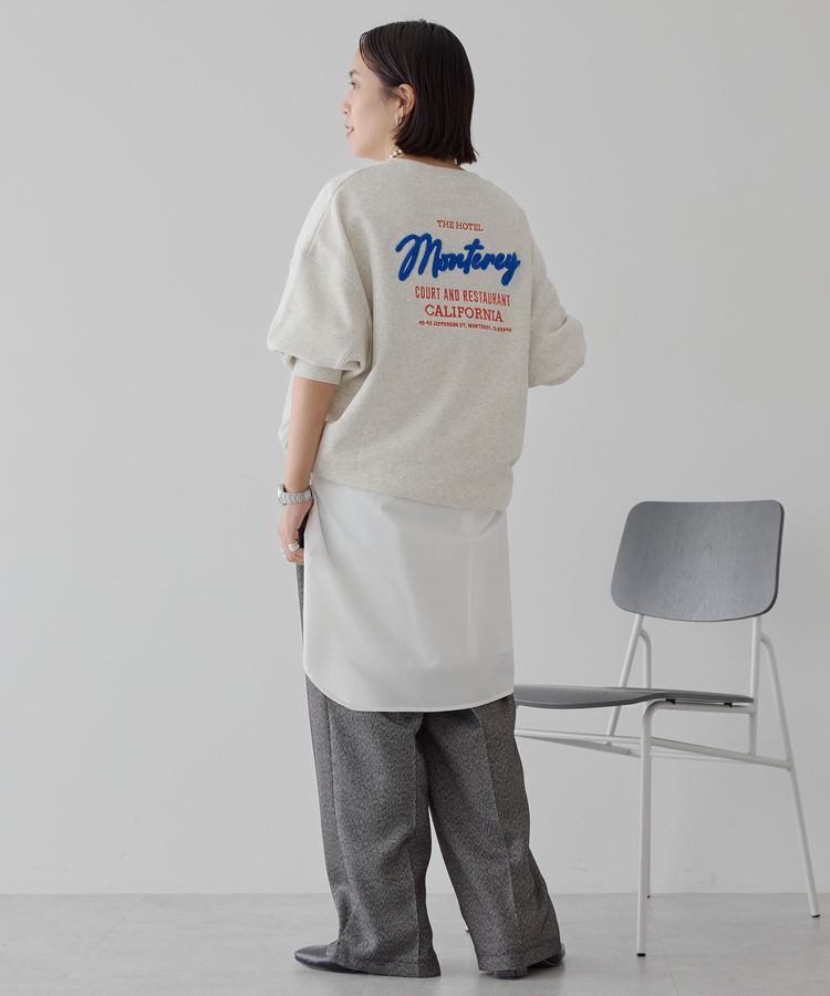 AMERICAN HOLIC「サガラ刺繍裏毛プルオーバー」|Tシャツ・カットソー|