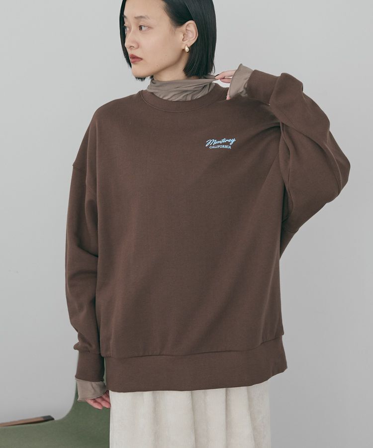 AMERICAN HOLIC「サガラ刺繍裏毛プルオーバー」|Tシャツ・カットソー|