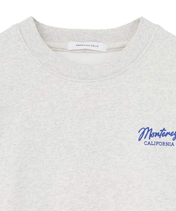 AMERICAN HOLIC「サガラ刺繍裏毛プルオーバー」|Tシャツ・カットソー|