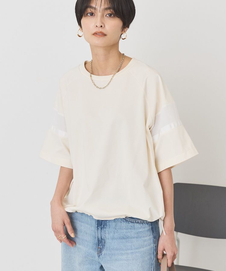 AMERICAN HOLIC「異素材ラインプルオーバー」|Tシャツ・カットソー|