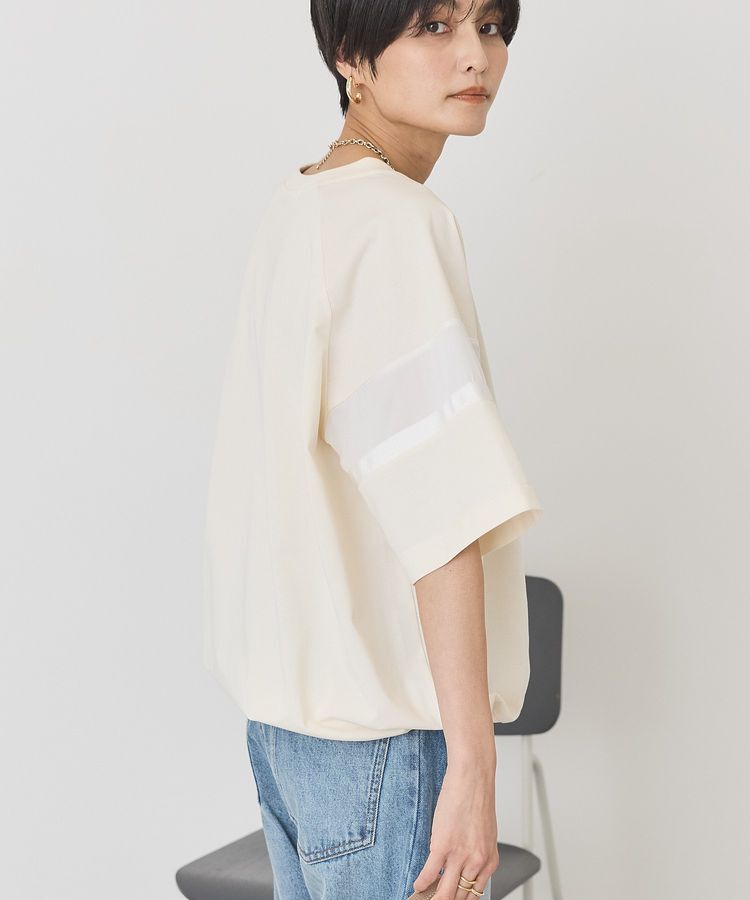 AMERICAN HOLIC「異素材ラインプルオーバー」|Tシャツ・カットソー|