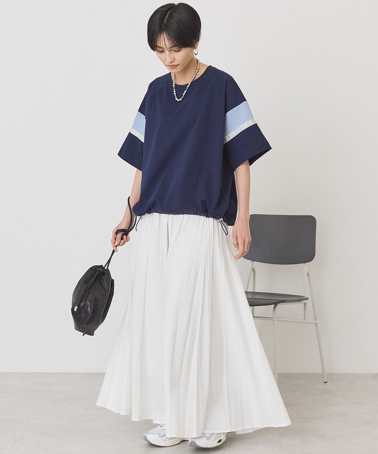 AMERICAN HOLIC「異素材ラインプルオーバー」|Tシャツ・カットソー|