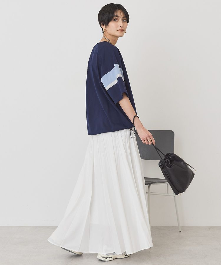 AMERICAN HOLIC「異素材ラインプルオーバー」|Tシャツ・カットソー|