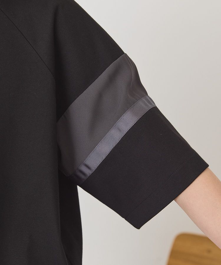 AMERICAN HOLIC「異素材ラインプルオーバー」|Tシャツ・カットソー|