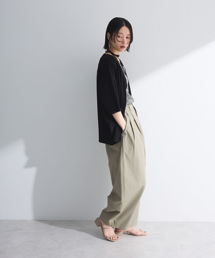 armonia「刺繍コードVネックフレンチカーディガン」|カーディガン|