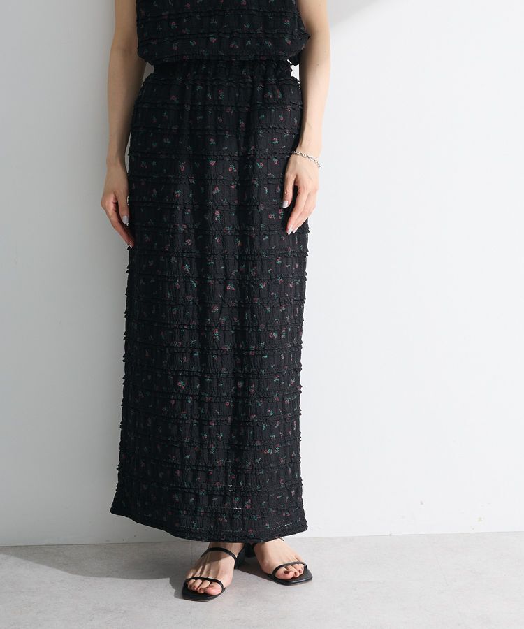 Green Parks「・SUGAR SPOON コバナレースフリルナロースカート」|タイト|