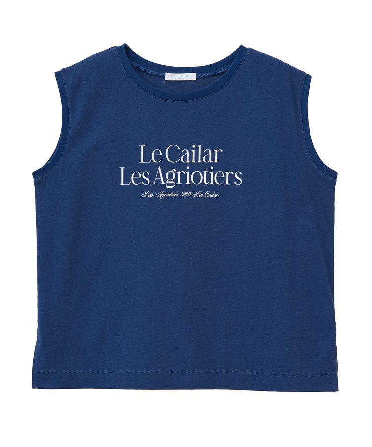 Green Parks「ノースリーブフェミニンロゴプルオーバー」|Tシャツ・カットソー|