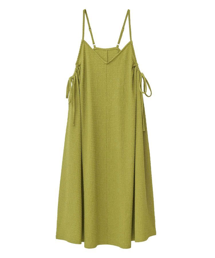 Green Parks「表面感脇リボンキャミワンピース」|ワンピース|