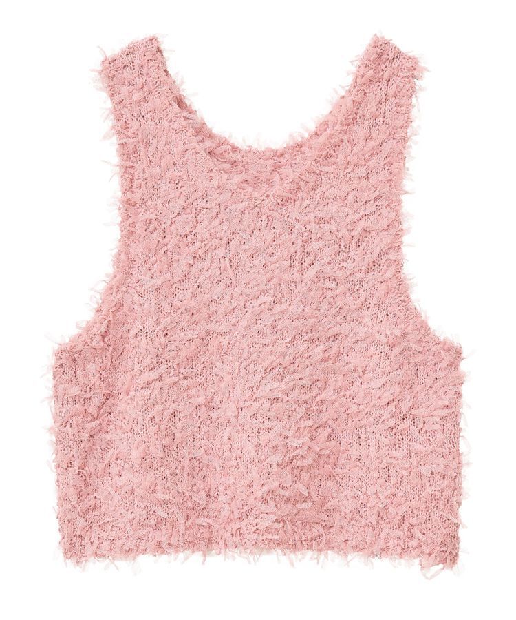 Green Parks「・swing by 2wayチュールヤーンベスト」|ベスト・ジレ|