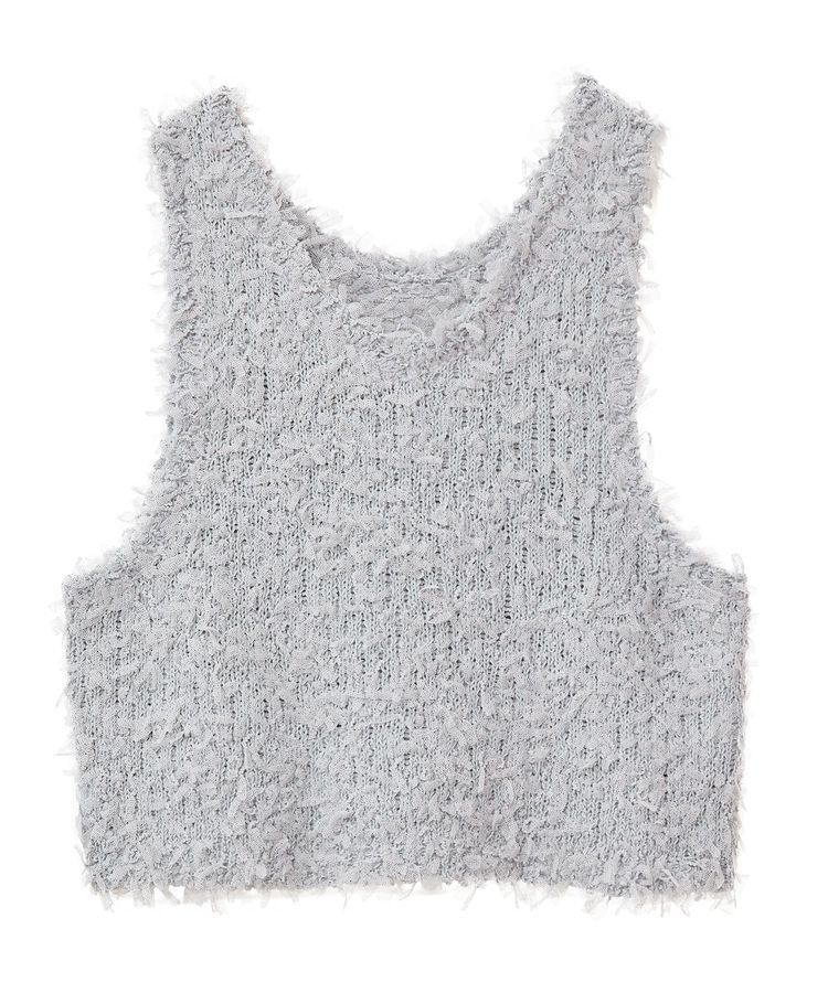 Green Parks「・swing by 2wayチュールヤーンベスト」|ベスト・ジレ|