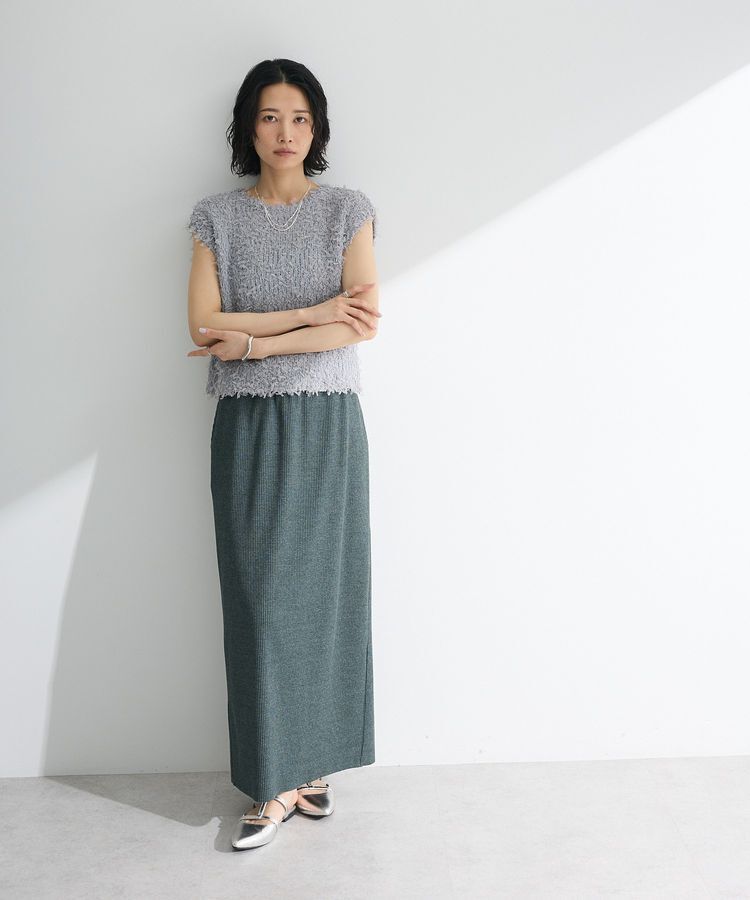 Green Parks「・swing by チュールヤーンプルオーバー」|ベスト・ジレ|