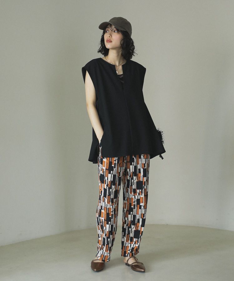 Green Parks「柄イージーパンツⅤ(テーパード)」|その他|