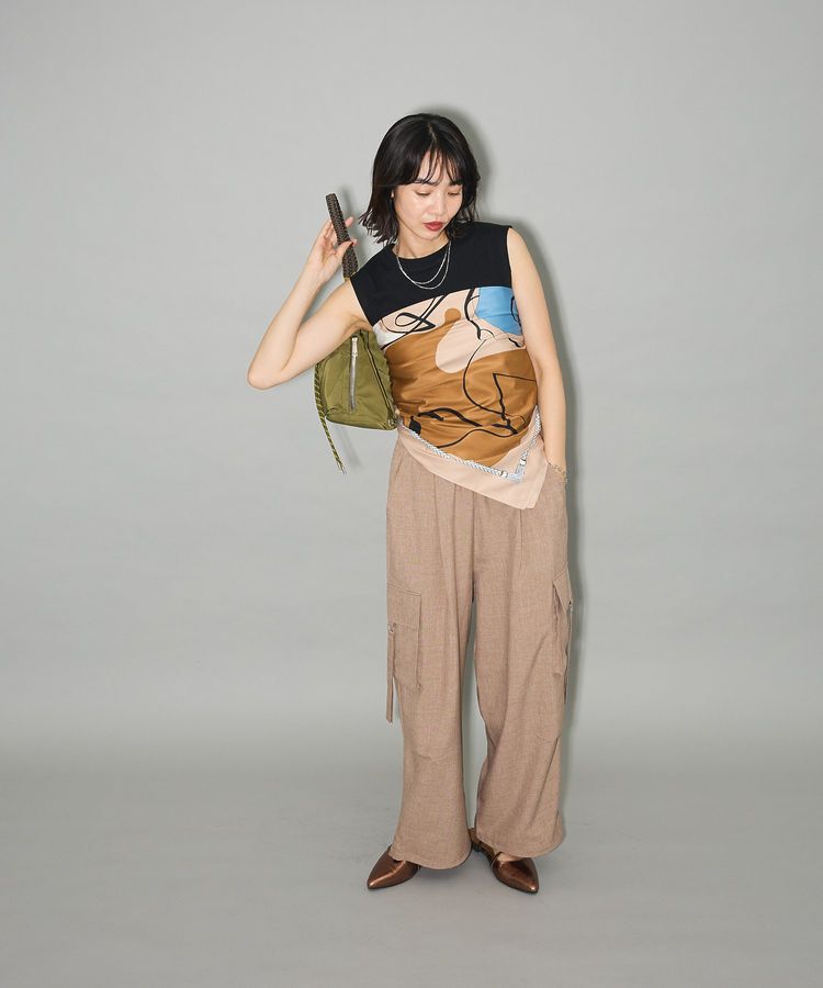 Green Parks「麻調ミリタリーカーゴパンツ」|その他|