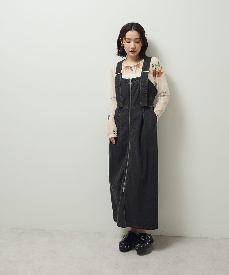 Green Parks「・SUGAR SPOON 2wayデニムジャンスカ」|ジャンパースカート|