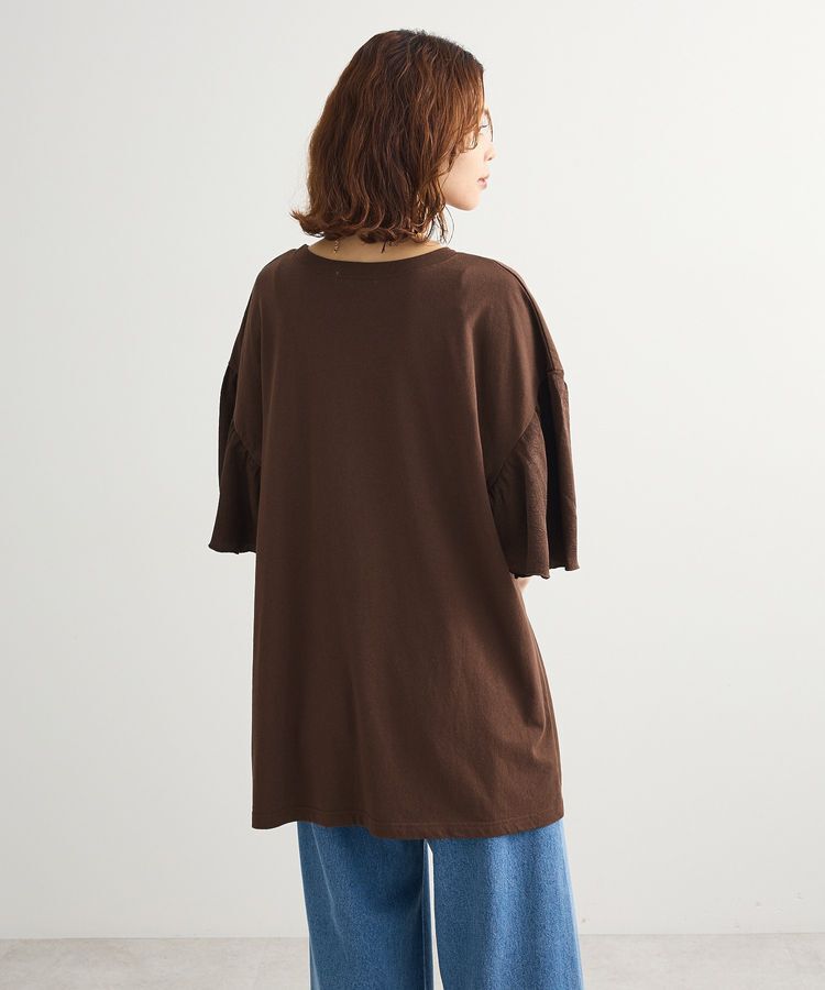 Green Parks「袖サテンドッキングチュニック」|チュニック|