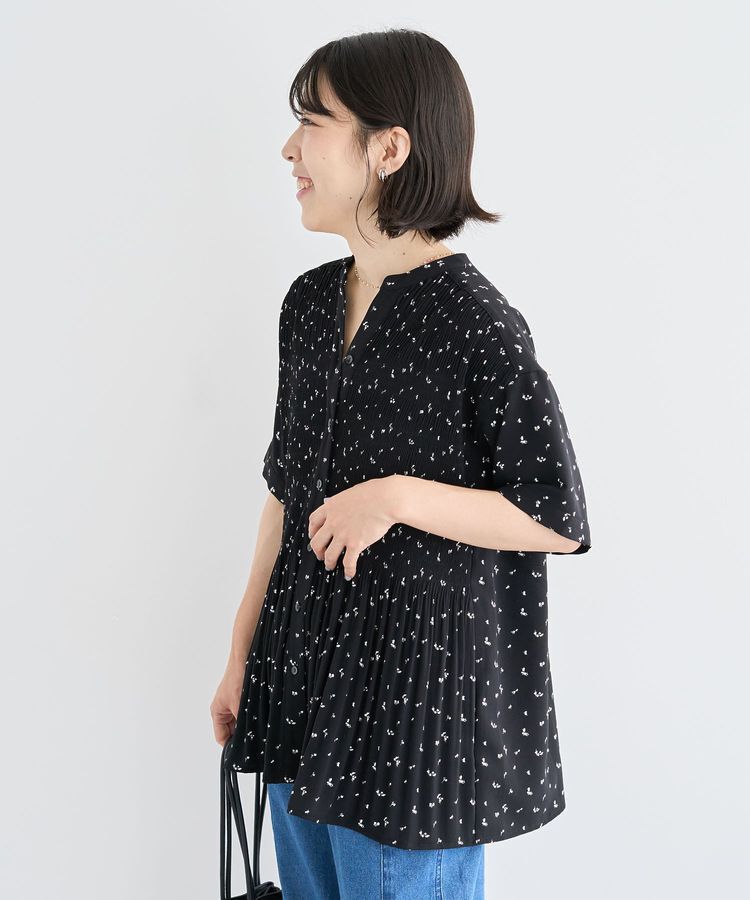 armonia「マジョリカプリーツスキッパーブラウス」|シャツ・ブラウス|