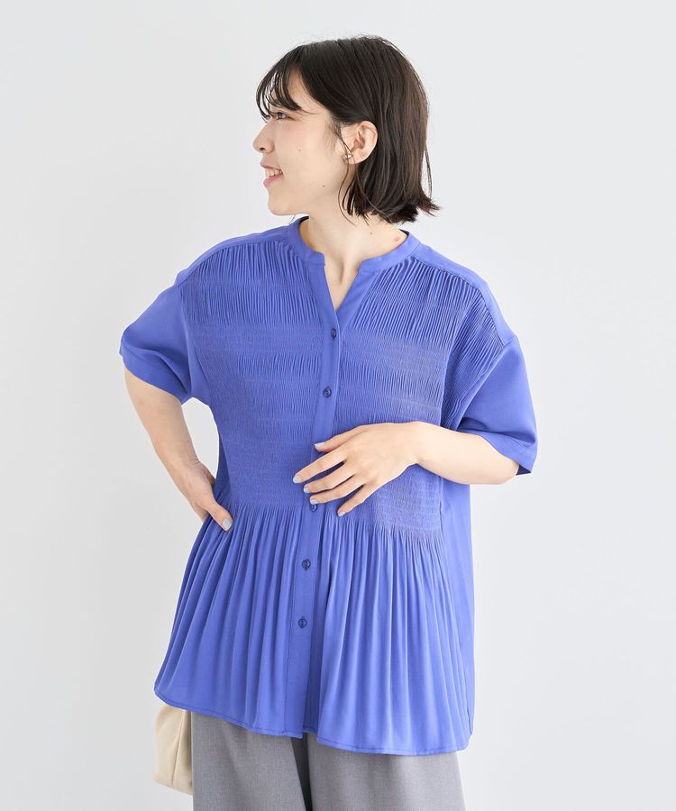 armonia「マジョリカプリーツスキッパーブラウス」|シャツ・ブラウス|
