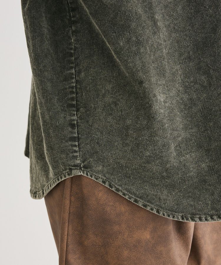 Green Parks「・ELENCARE DUE ケミカルコーデュロイシャツ」|シャツ・ブラウス|