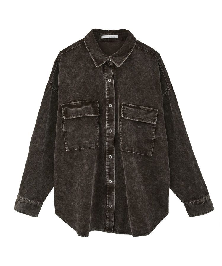 Green Parks「・ELENCARE DUE ケミカルコーデュロイシャツ」|シャツ・ブラウス|