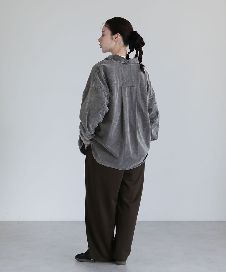 Green Parks「・ELENCARE DUE ケミカルコーデュロイシャツ」|シャツ・ブラウス|